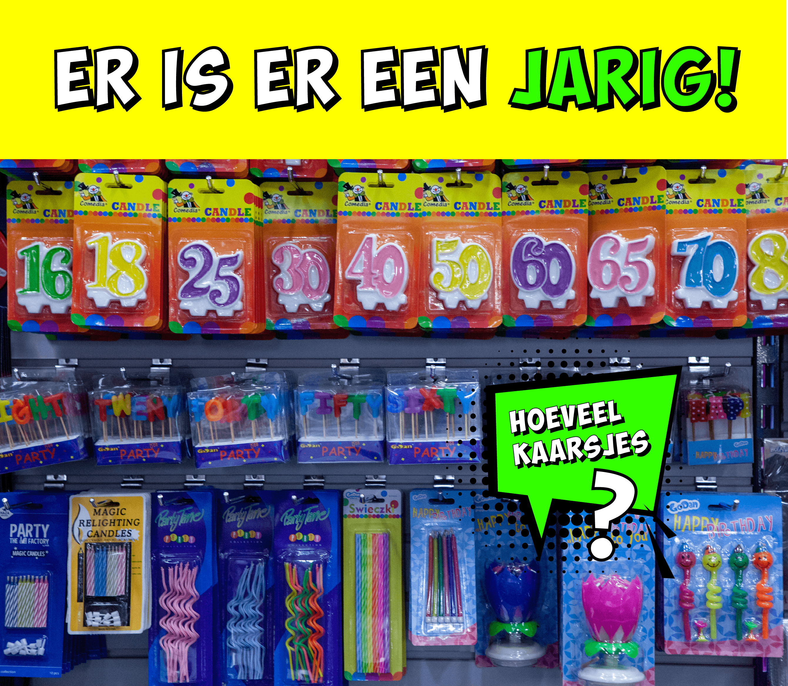 Er is er een jarig! Alles voor het vieren van een feestje vind je bij KOORN & CO uit Rotterdam