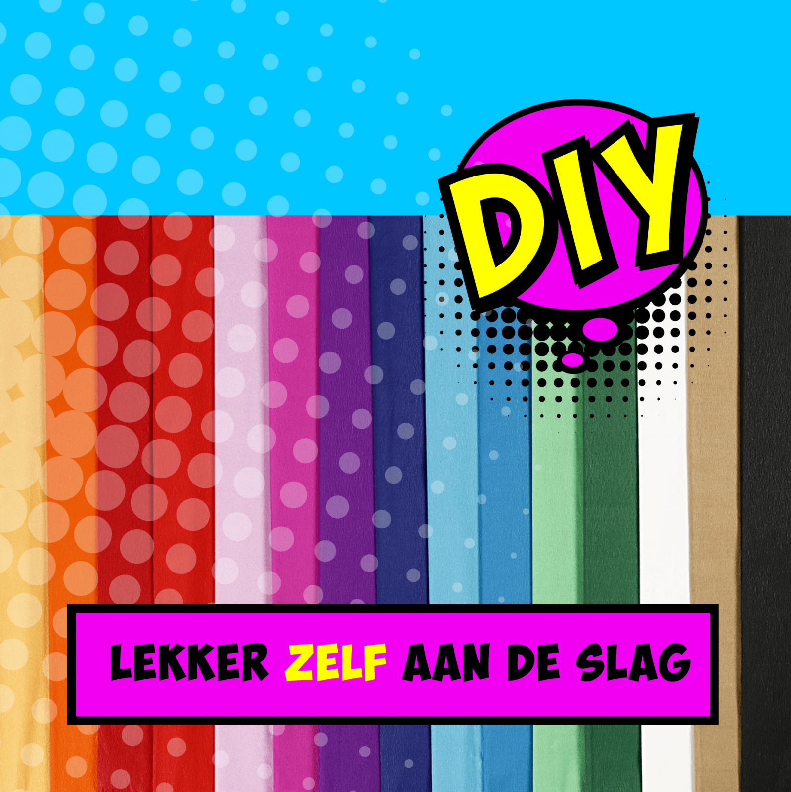 Zelf je feestversiering maken, dat doe je me de DIY knutselspullen van KOORN & CO uit Rotterdam